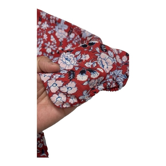 CHAPS RALPH LAUREN
WOMANS TUNIC BLOUSE SIZE P L/G RED MULTICOLOR
3/4 SLEEVE - Picture 10 of 14